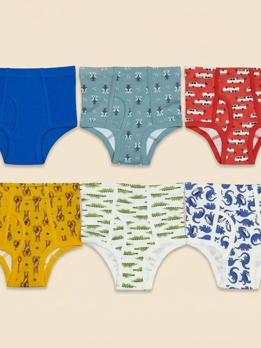 Animal 1 Size M - Boys Camper Van Star Wars Briefs Underwear Pack